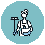 professional cleaner icon